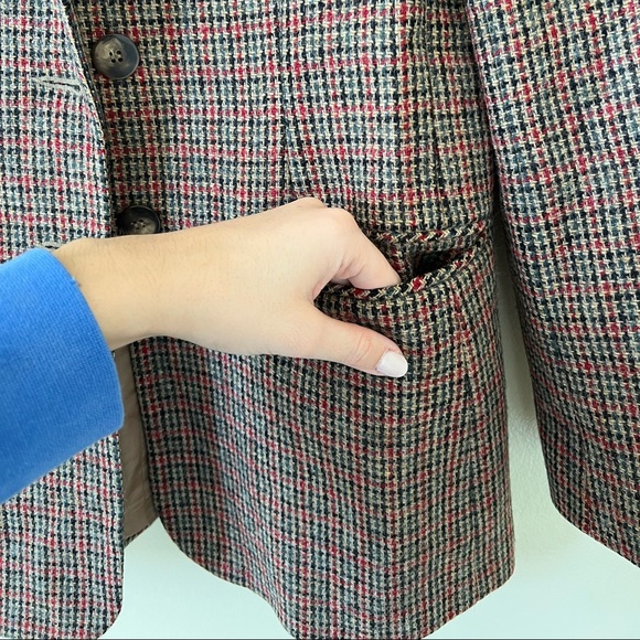 Hunt Club 100% Wool Oversized Blazer Jacket Size 8 - Picture 8 of 8